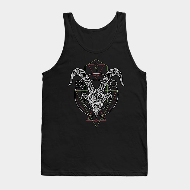 Zodiac Capricon Tank Top by Dojaja